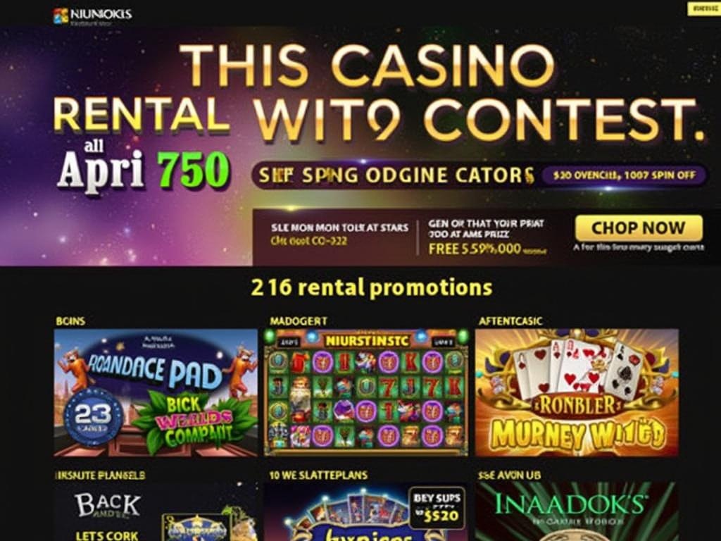 Un casino en ligne offre un an de loyer au plus gros gagnant du mois